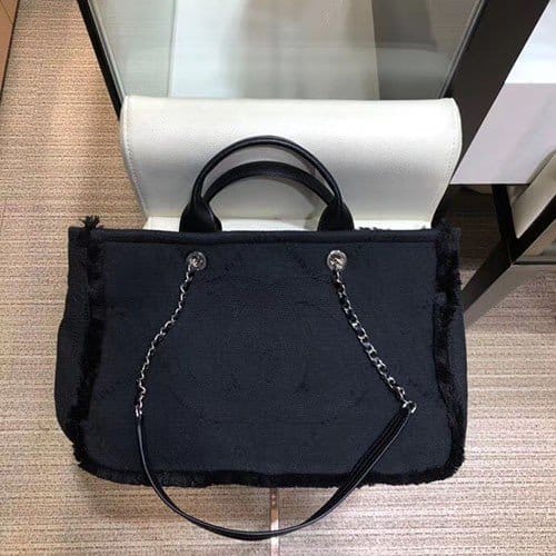 CHANEL 샤넬 도빌 데님 백 AS54005