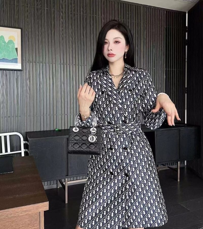 DIOR 디올 오블리크 트렌치코트