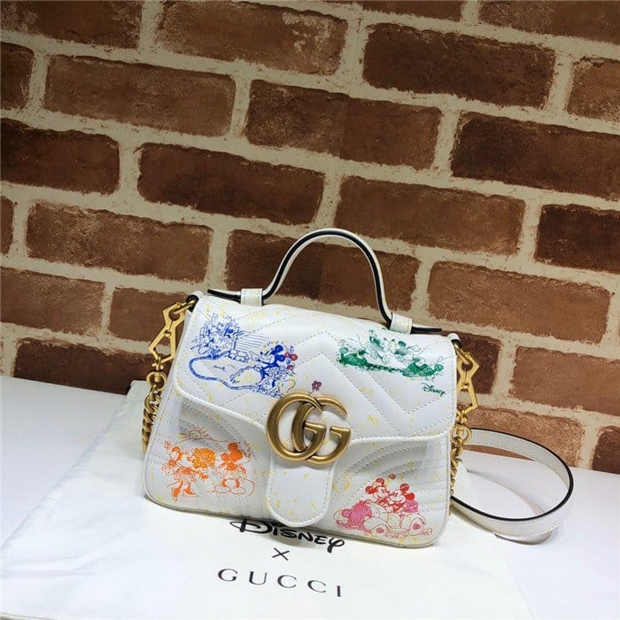 GUCCI 구찌 GG 마몽 미니 탑 핸들 체인 숄더백 547260 2020/신상