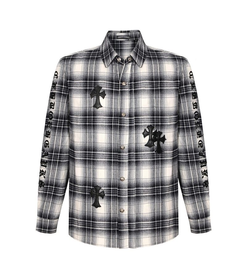 CHROME HEARTS 크롬하츠 크로스 자수 셔츠 2COLOR
