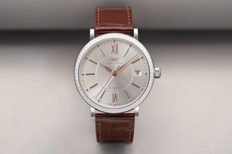 IWC 아이더블유씨 포르토피노 다이아베젤 실버 화이트다이얼