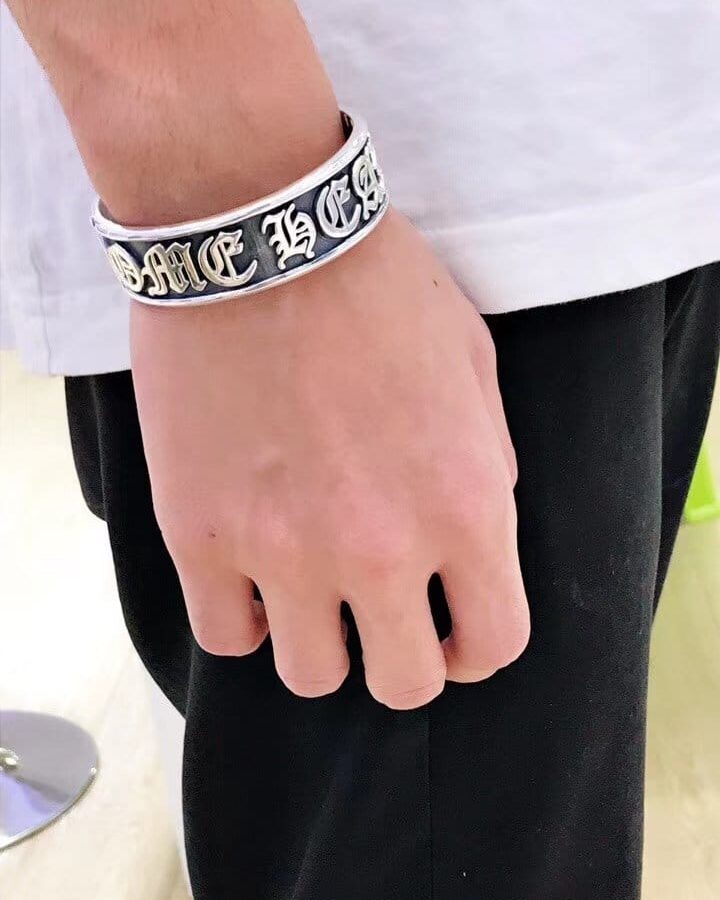 CHROME HEARTS 크롬하츠 남녀공용 925실버 팔찌