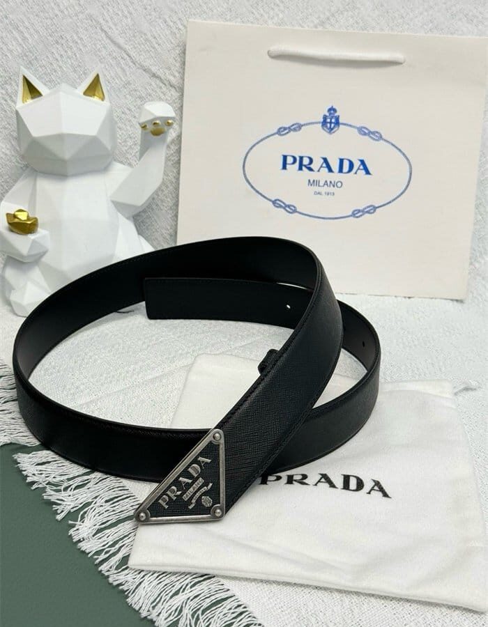 PRADA 프라다 남성용 벨트 3.5CM L69863-1 2024/신상 2COLOR