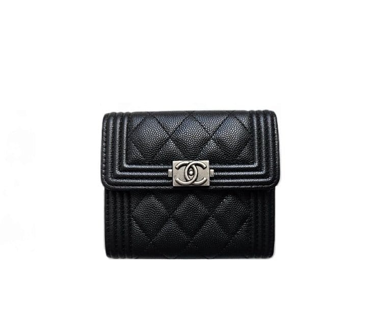 CHANEL 샤넬 보이 플랩 반지갑 AS87555