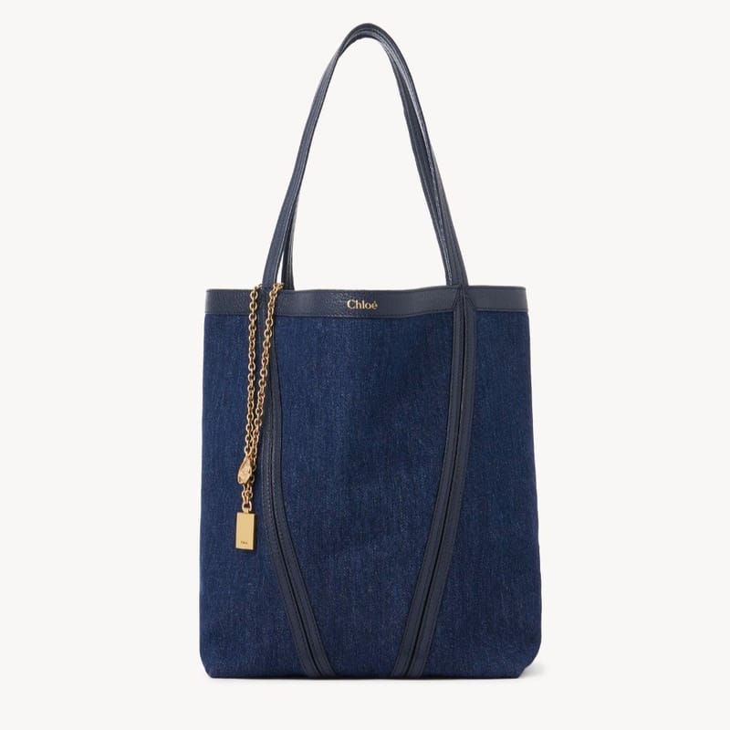 DIOR 디올 데님 Spin 토트백 AS811