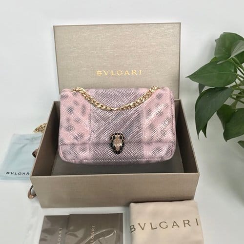 BULGARI 불가리 세르펜티 카보숑 숄더백 BV287880-2