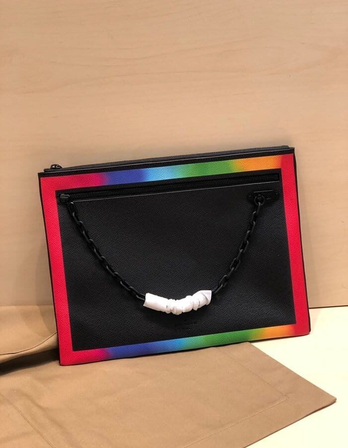 LOUIS VUITTON 루이비통 2020 레더 남여공용 클러치 M44484,LOUB1714,35.5cm,블랙