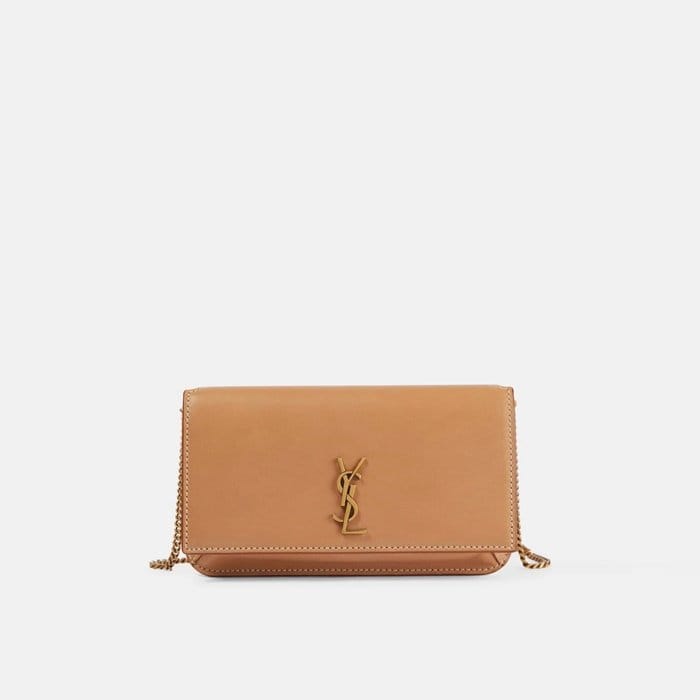 SAINT LAURENT 생로랑 모노그램 체인 폰 홀더