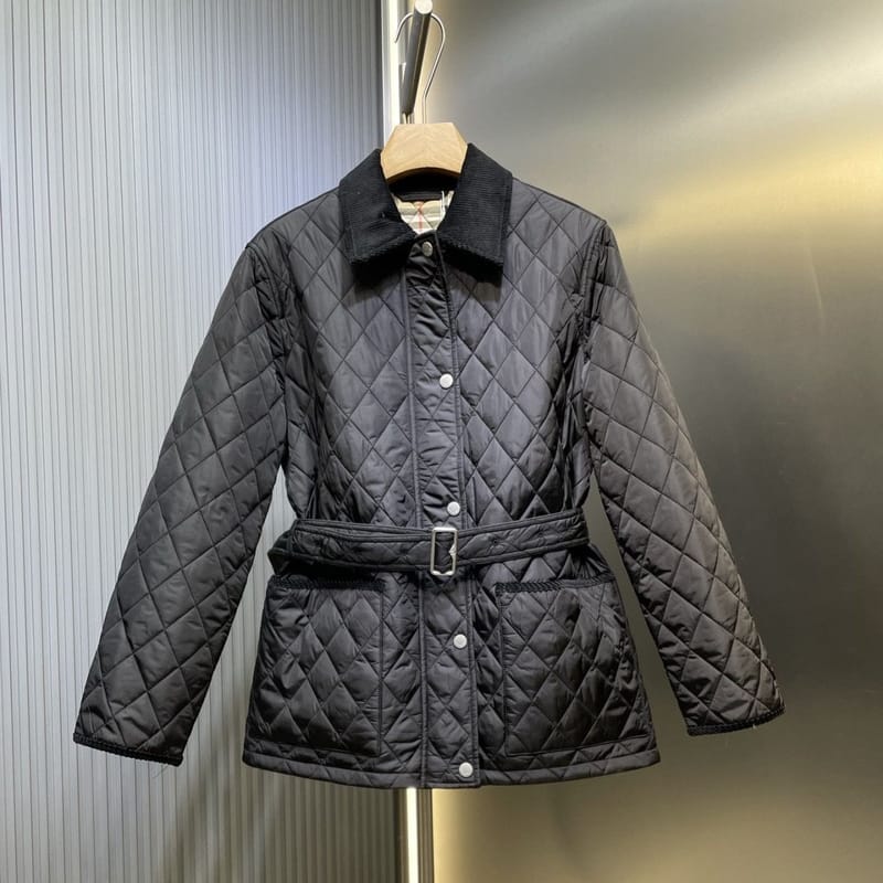 BURBERRY 버버리 벨티드 퀄팅 자켓 2COLOR