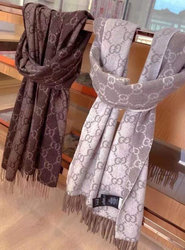 GUCCI 구찌 캐시미어 머플러 150 블랙