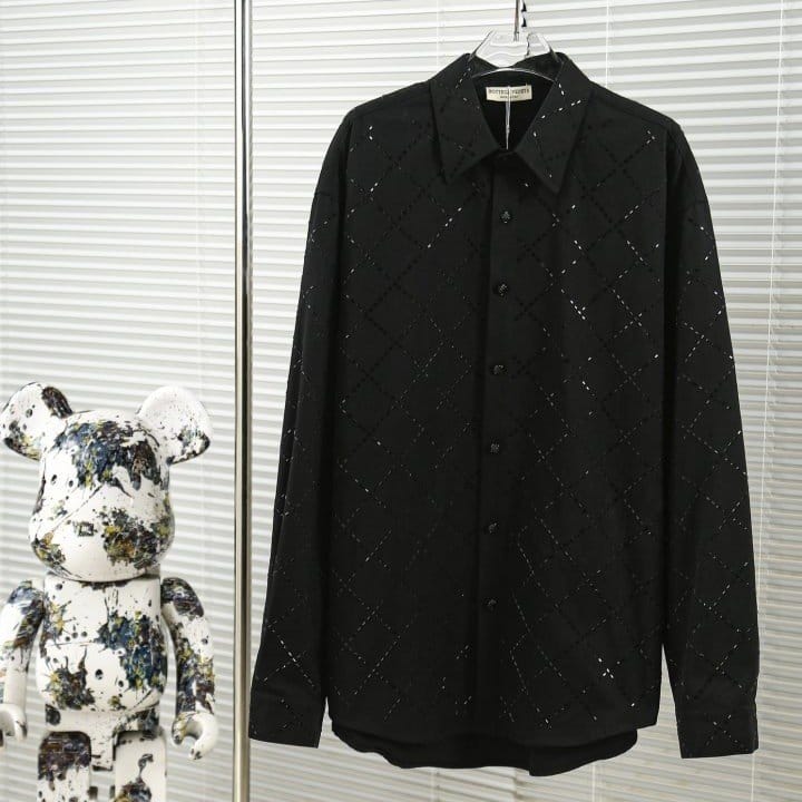 BOTTEGA VENETA 보테가베네타 다이아몬드 피스 셔츠
