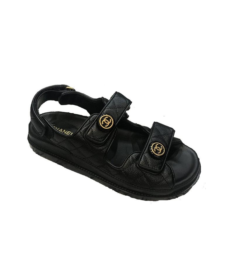 CHANEL 샤넬 벨크로 레더 샌들 C0891 4COLOR