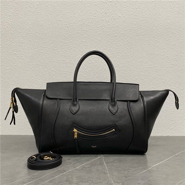 CELINE 셀린느 뉴 러기지 스마일링 미디엄 토트백 123693 2COLOR