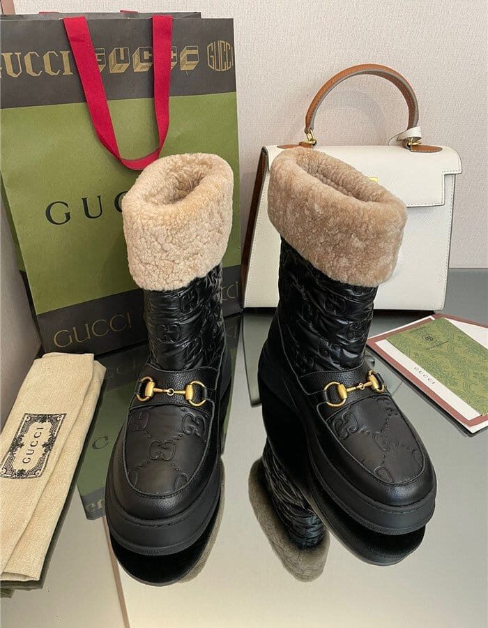 GUCCI 구찌 여성용 털부츠 G40008 4COLOR