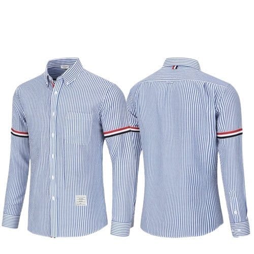 THOM BROWNE 톰브라운 소매 스트라이프 셔츠