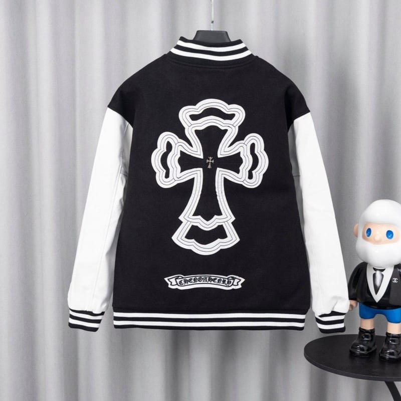 CHROME HEARTS 크롬하츠 크로스 바시티 자켓