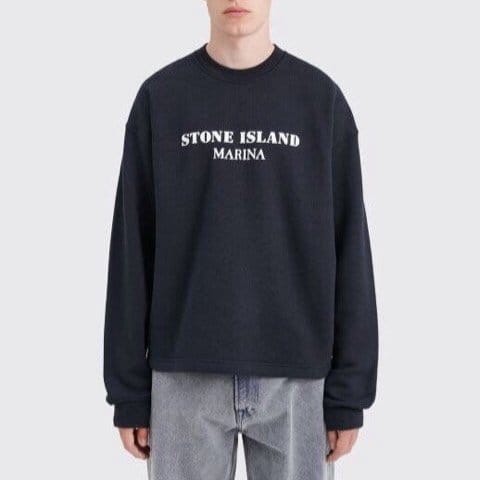 STONE ISLAND 스톤아일랜드 마리나 크루넥 스웻셔츠
