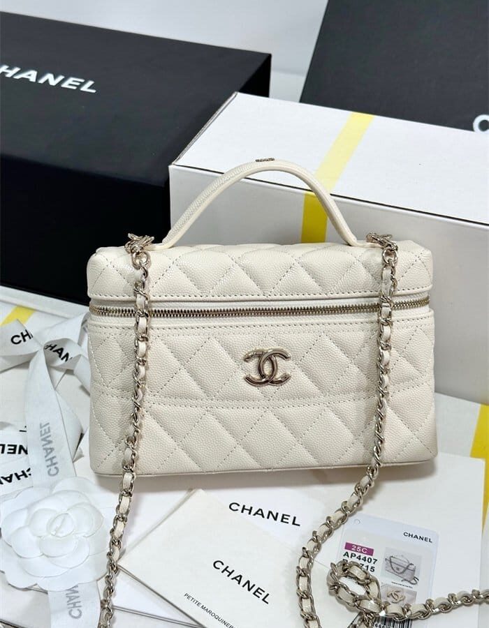 CHANEL 샤넬 코스메틱 파우치백 AP4407