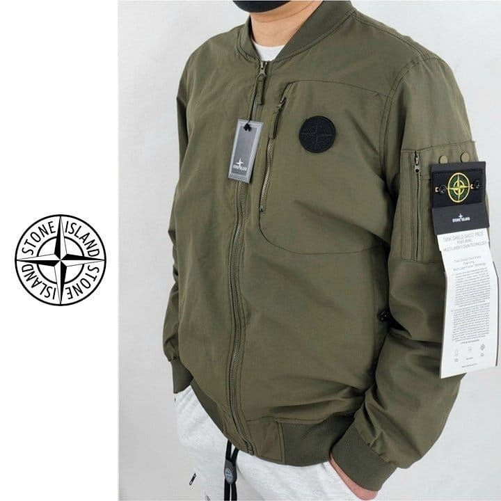 STONE ISLAND 스톤아일랜드 항공 지퍼 자켓 2COLOR