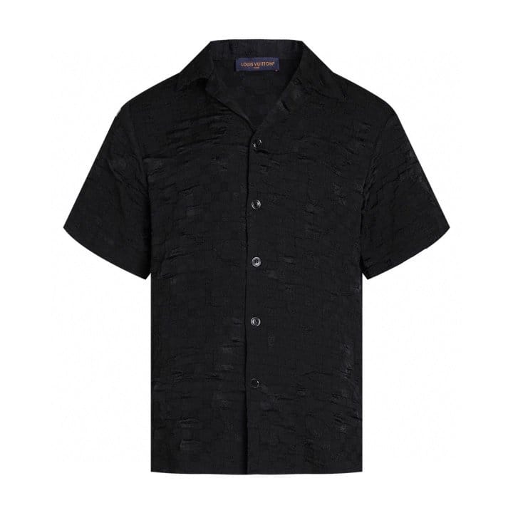 LOUIS VUITTON 루이비통 그래픽 자카드 쇼트 슬리브 셔츠