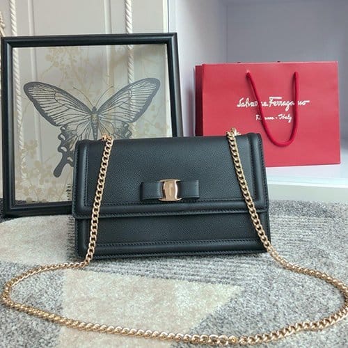 FERRAGAMO 페레가모 라지 체인 숄더백 21G462-3