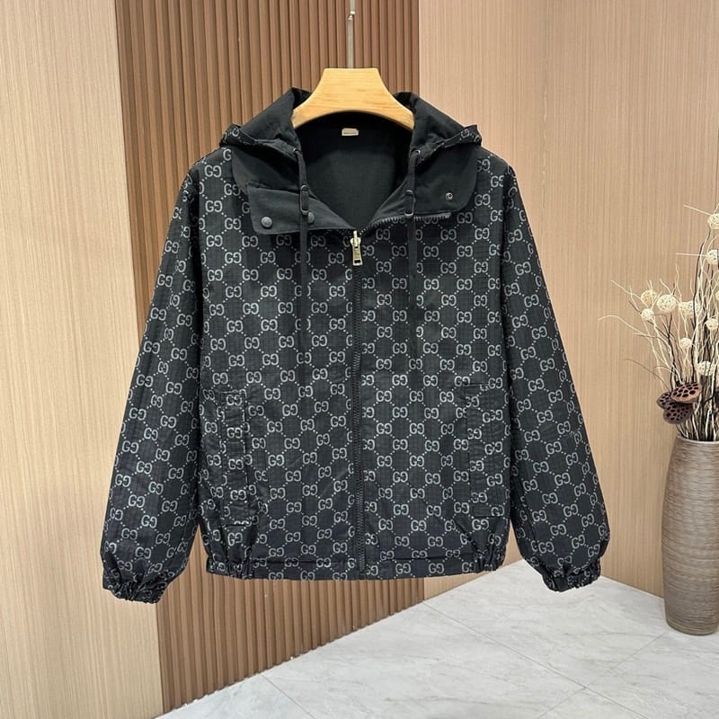 GUCCI 구찌 리버시블 립스탑 자켓