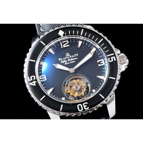 BLANCPAIN 블랑팡 피프티 패덤스 투어빌론-9 5025-1530-52