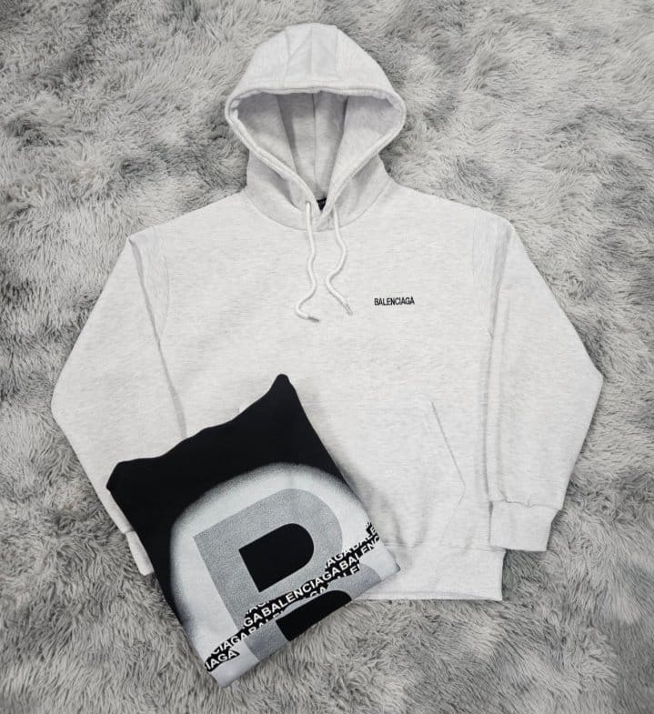 BALENCIAGA 발렌시아가 톤 기모 후드