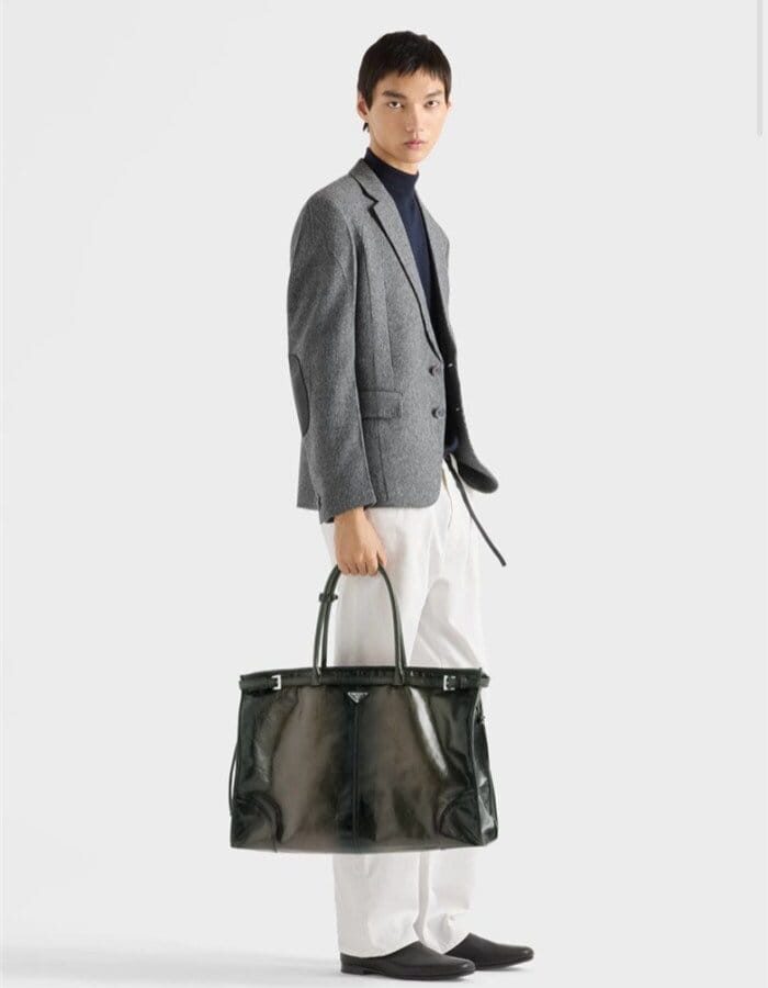 PRADA 프라다 가죽 라지 토트백 2VG128