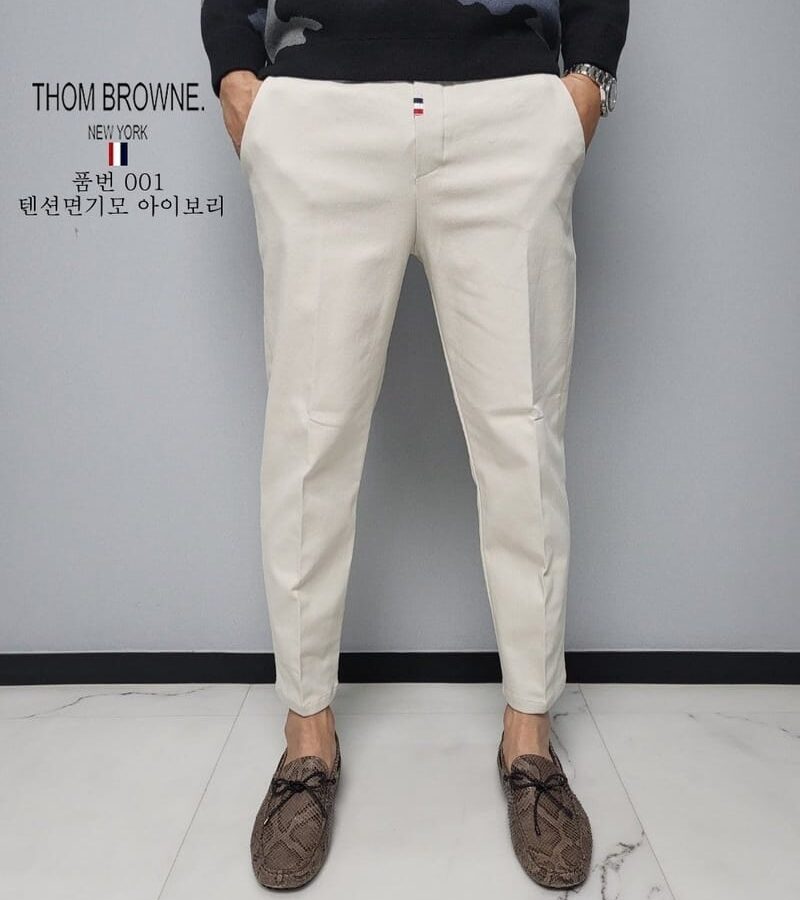 THOM BROWNE 톰브라운 텐션 기모 면바지 5COLOR