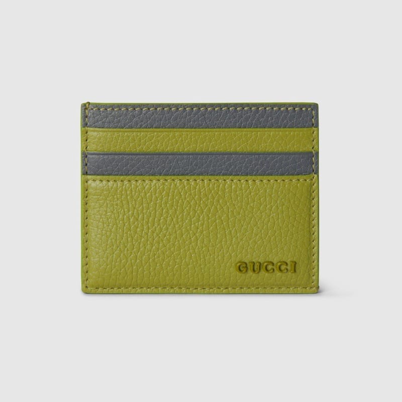 GUCCI 구찌 로고 바이컬러 카드 케이스 817043