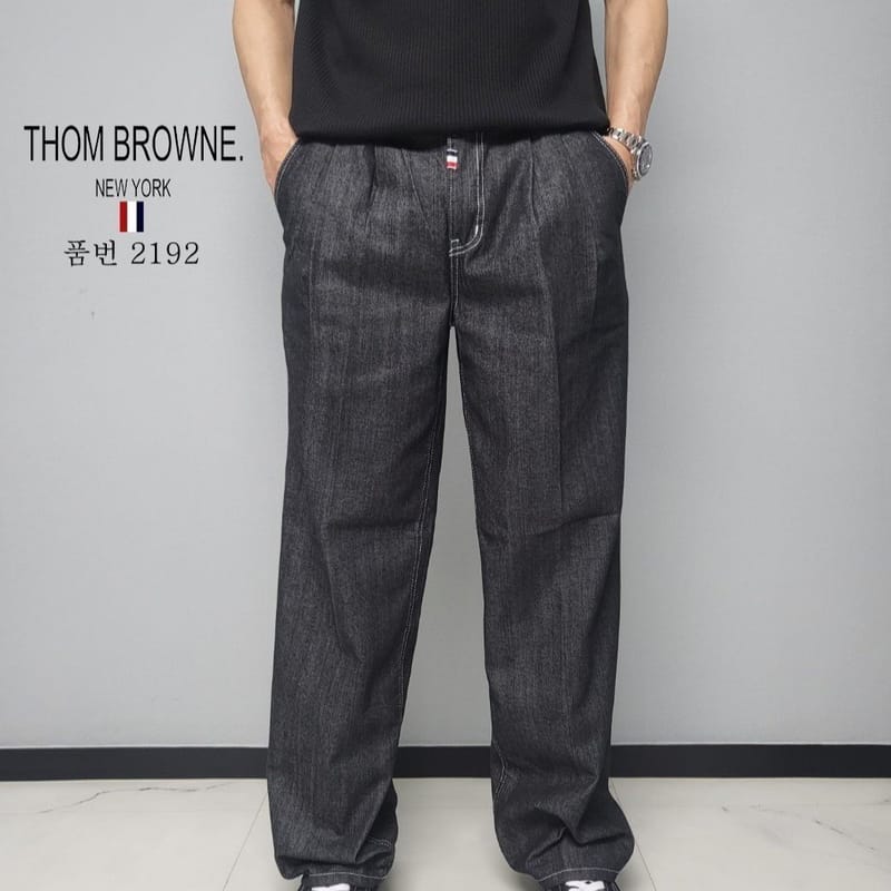 THOM BROWNE 톰브라운 와이드 청바지 3COLOR