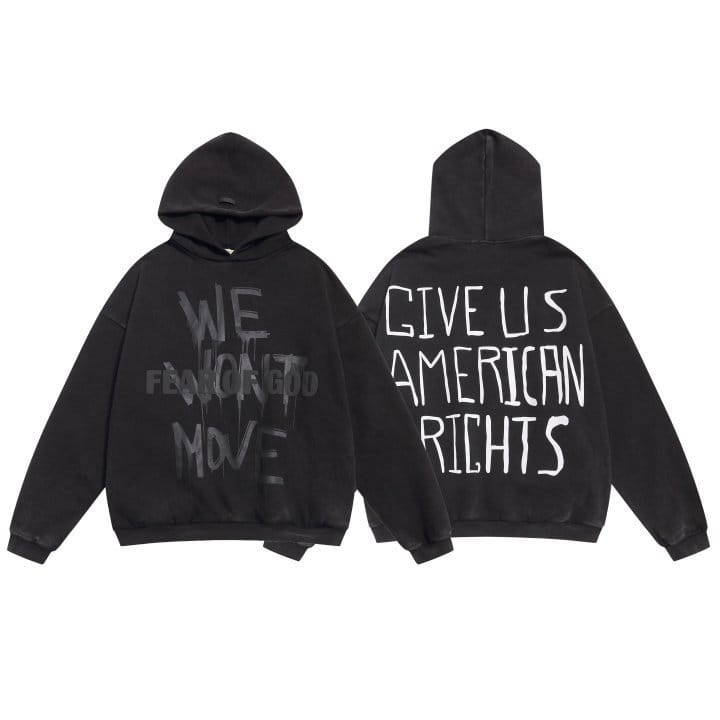 FEAR OF GOD 피어오브갓 889 위 원트 무브 플리스 후드