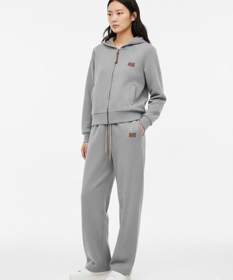 MIUMIU 미우미우 후드 트레이닝 세트
