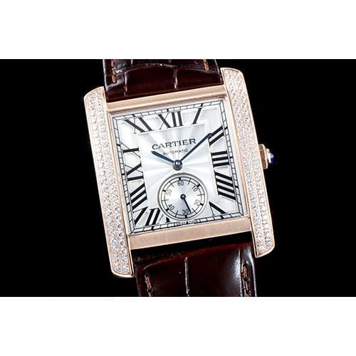 CARTIER 까르띠에 탱크 남성용 44mm-52 W5330001