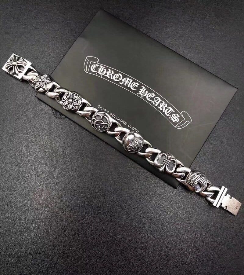 CHROME HEARTS 크롬하츠 925실버 남녀공용 팔찌 3디자인