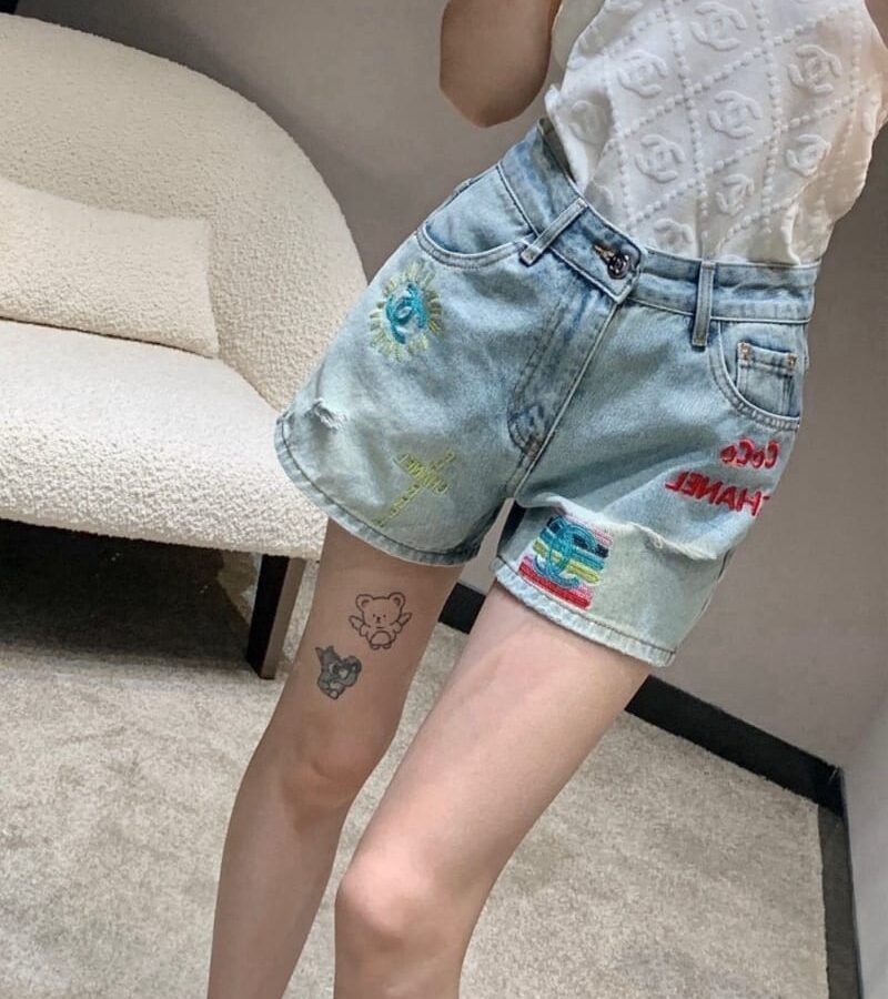 CHANEL 샤넬 코코 핫팬츠