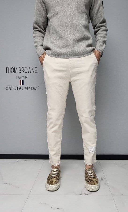 THOM BROWNE 톰브라운 양기모 팬츠 4COLOR