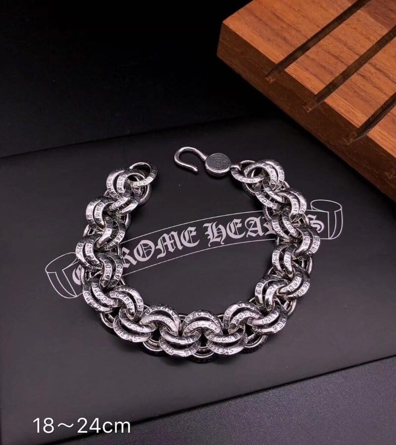 CHROME HEARTS 크롬하츠 925실버 남녀공용 팔찌