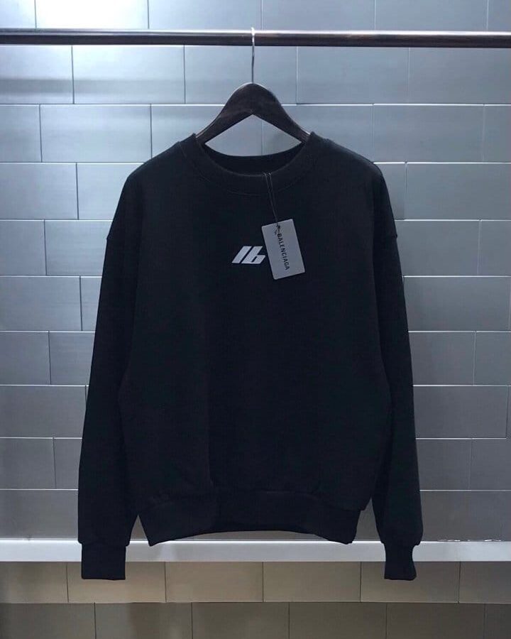 BALENCIAGA 발렌시아가 로고프린트 액티브웨어 맨투맨