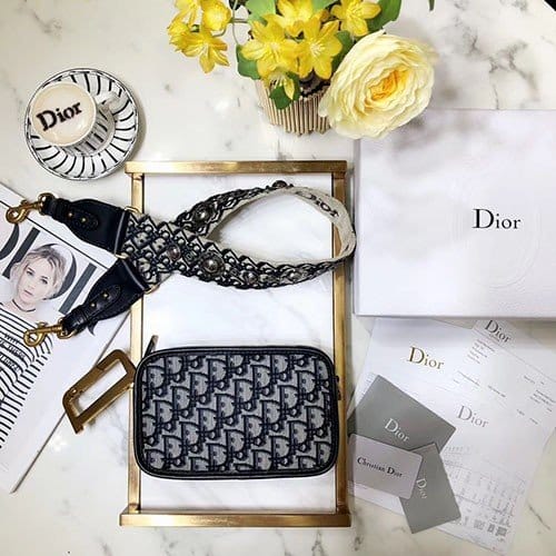 DIOR 디올 캔버스 카메라백 CAMERA BAG 22CM