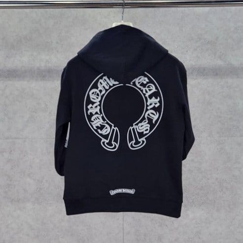 CHROME HEARTS 크롬하츠 플로럴 홀스슈 후드집업