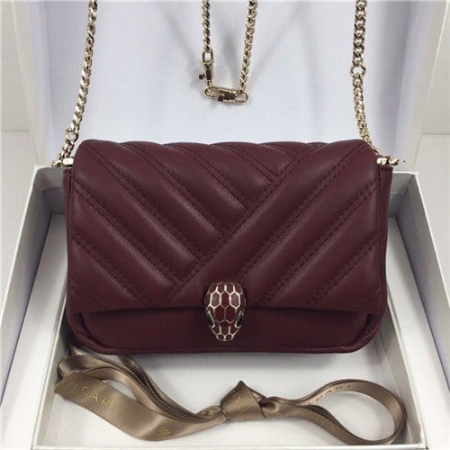 BULGARI 불가리 세르펜티 카보숑 미니 숄더백 BV288760-3