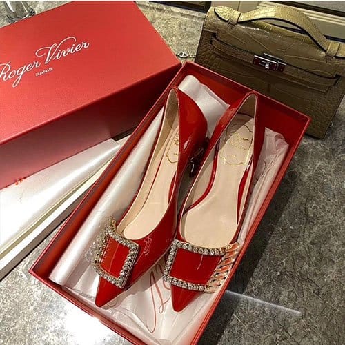 ROGER VIVIER 로저비비에 아이버클 4.5cm N01437-2