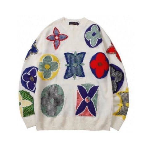 LOUIS VUITTON 루이비통 멀티 컬러 모노그램 니트