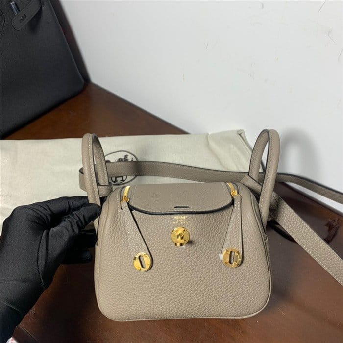 HERMES 에르메스 미니 린디백 19CM 정품TC가죽사용 (100%수작업) H340991-1 5COLOR