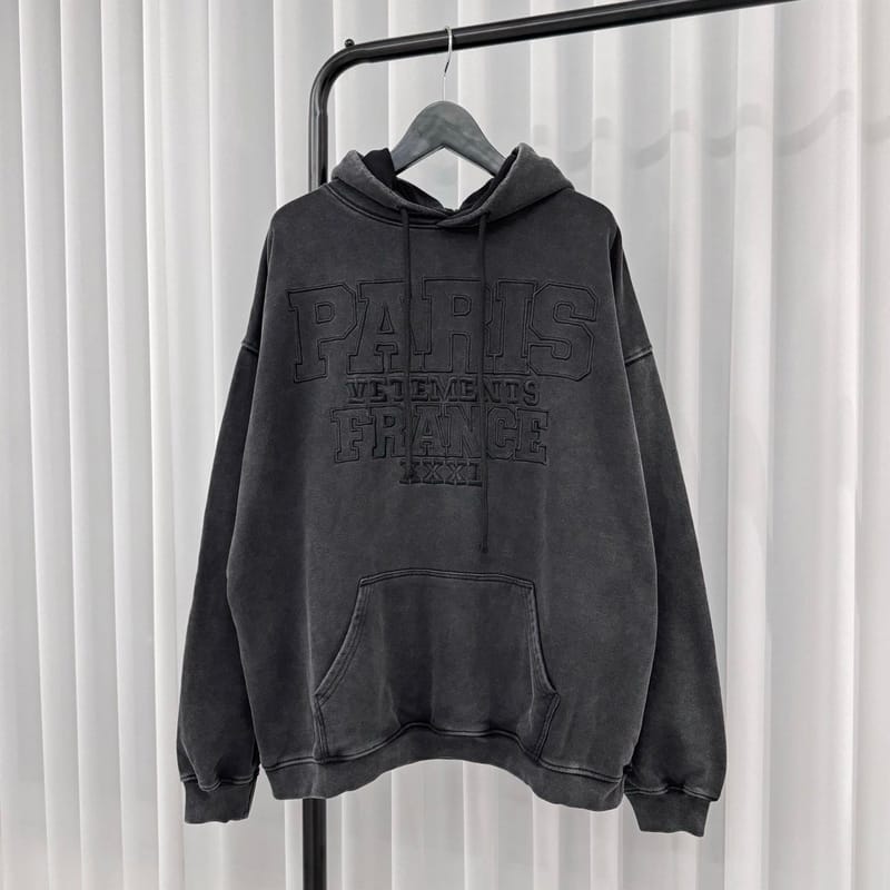 VETEMENTS 베트멍 XXXL 엠브로이드 자수 후디
