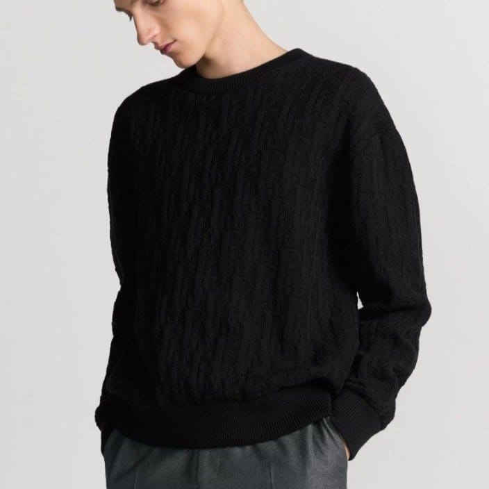 DIOR 디올 오블리크 블렌드 자카드 스웨터