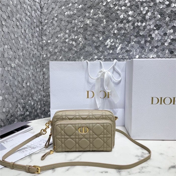 DIOR 디올 카로 더블 파우치 크로스바디백 D5037 4COLOR