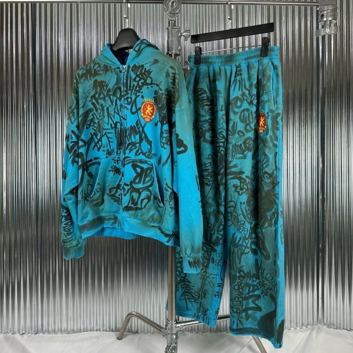 BALENCIAGA 발렌시아가 스케이터 후드집업/팬츠 세트 3COLOR